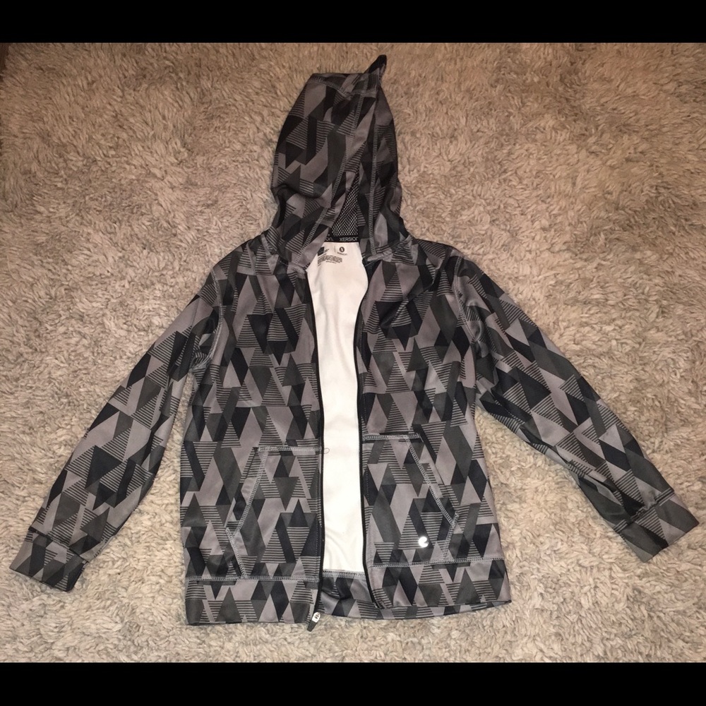 Boys Xersion Hooded Sweatshirt L